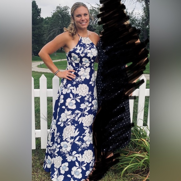 Lulu’s L In Blossom Blue Maxi Dress | Magnolia - Picture 2 of 10